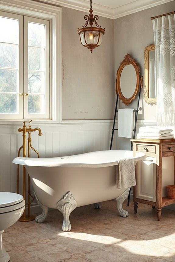 vintage charm through paint