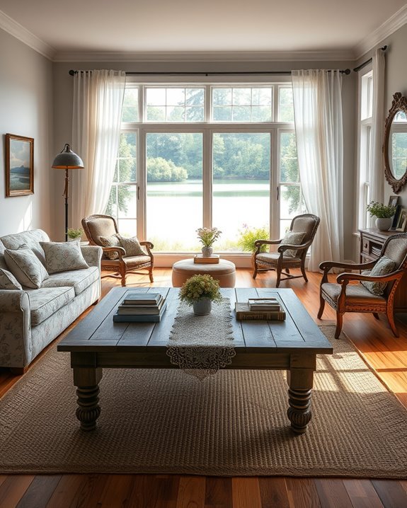 vintage decor adds charm