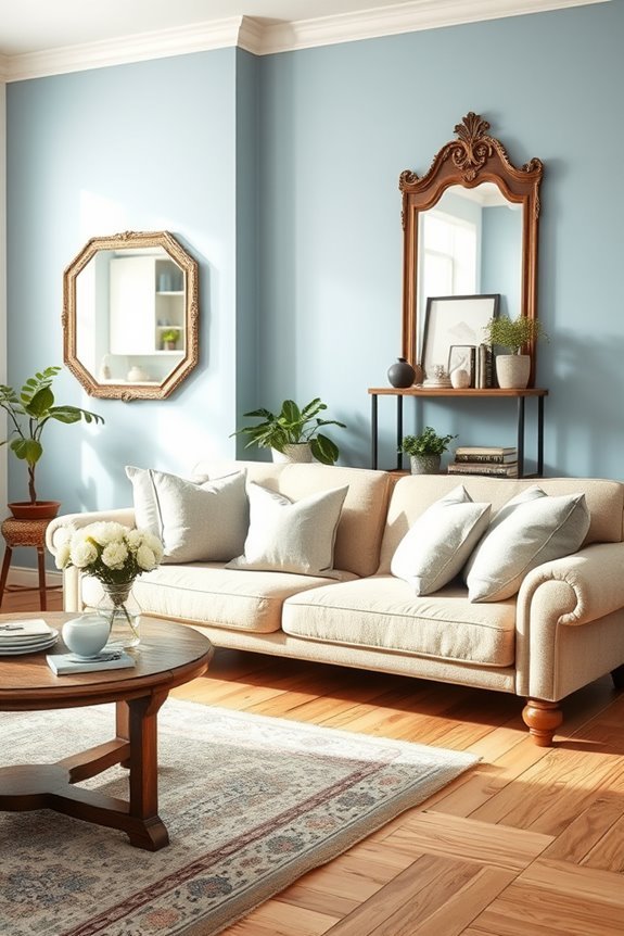 vintage dusty blue elegance