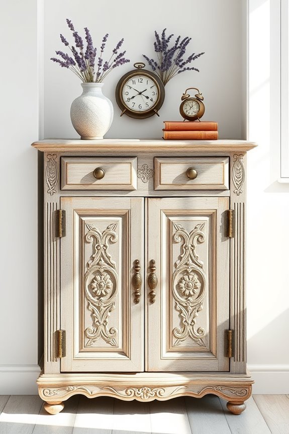 vintage finds enhance decor
