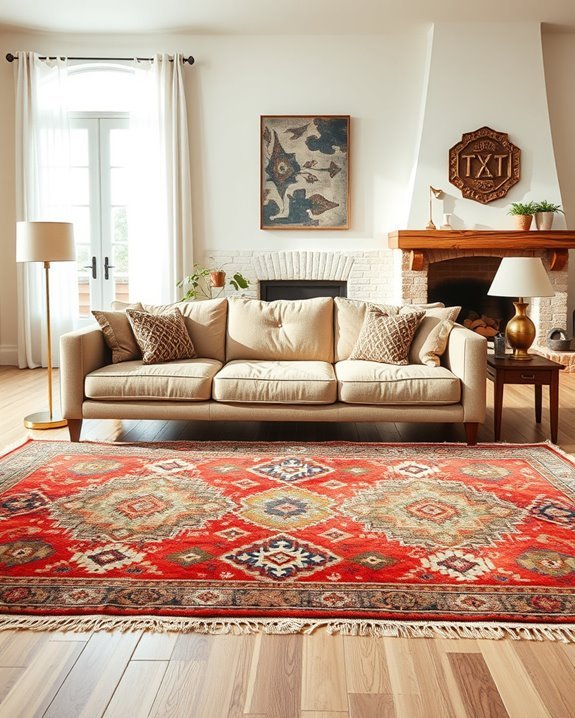 vintage kilim rug charm