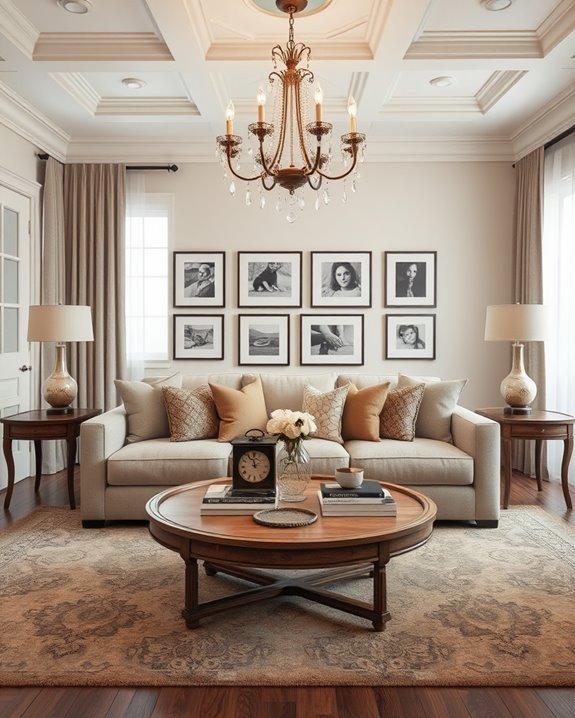 vintage lighting adds charm