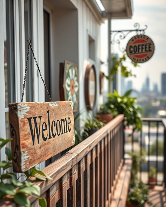 vintage signs for charm
