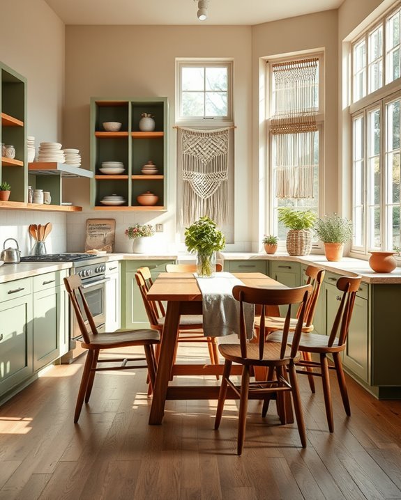 warm earthy kitchen decor