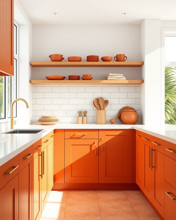 warm earthy kitchen elegance