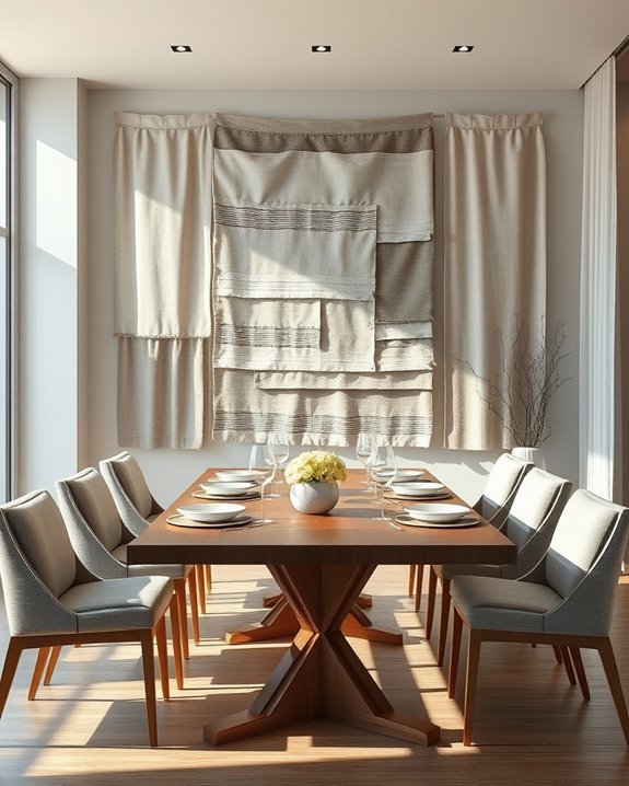 warm fabric wall hangings