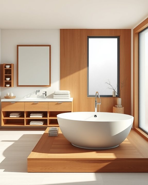 warm inviting wood accents