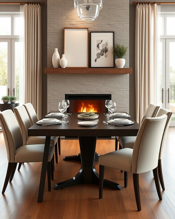 warmth and inviting ambiance
