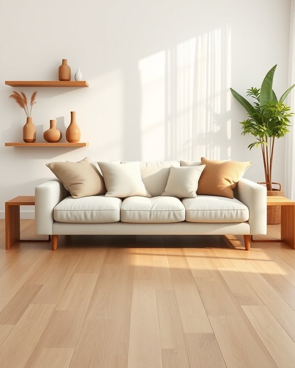warmth through natural wood