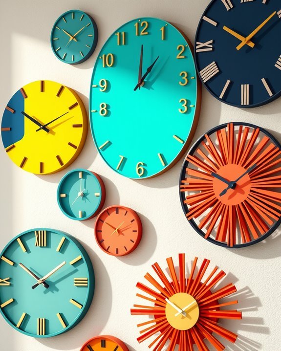 whimsical clocks for decor