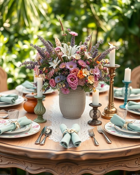 whimsical dining table decor