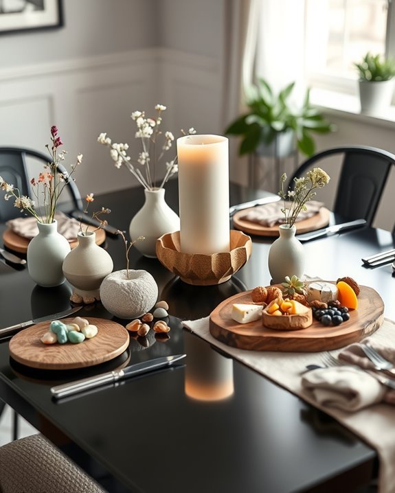 whimsical dining table props