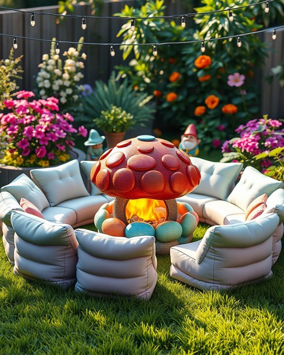 whimsical fire pit gatherings
