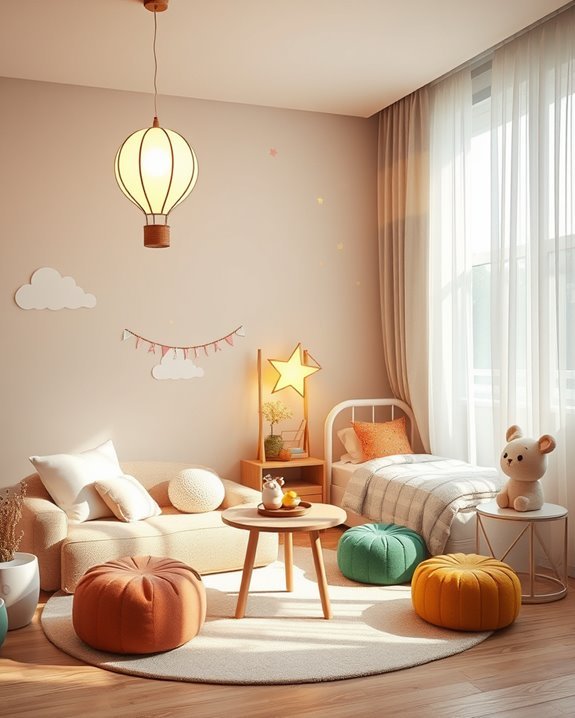whimsical lighting for shared spaces