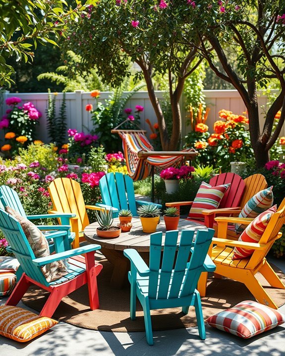 whimsical outdoor seating options