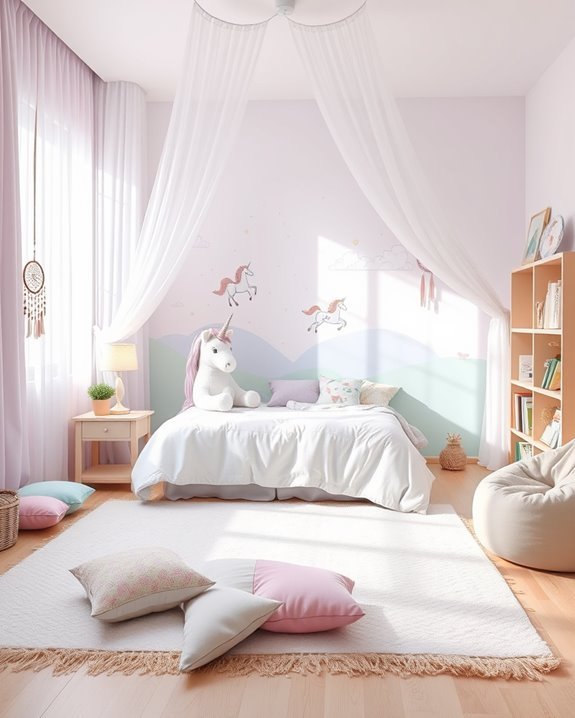whimsical unicorn room decor