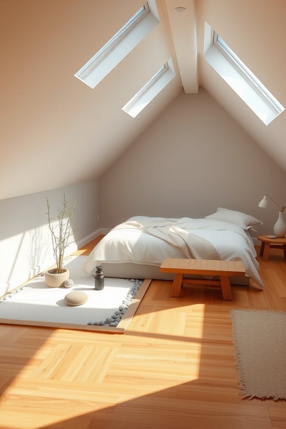 zen garden attic retreat